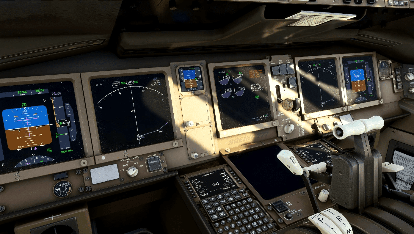 CaptainSim 777 EICAS messages mod v1.0
