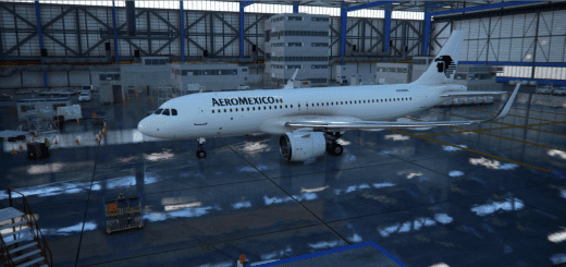 [A32NX] Aeromexico Black and White v1.0