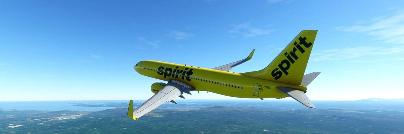 Spirit Airlines Boeing 737-800 N620NK (PMDG) v1.0