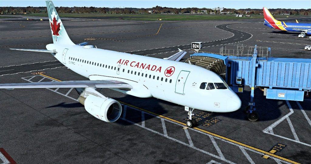 Air Canada (Ice Blue) LVFR A319 v1.0 MSFS2020 Liveries Mod