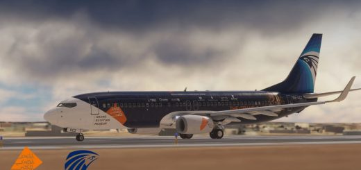 EGYPTAIR [SU-GCZ] PMDG B737-800 Grand Egyptian Museum v1.0