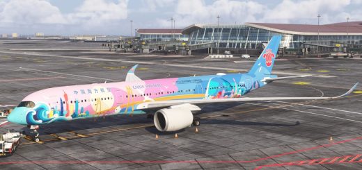 iniBuilds Airbus A350 China Southern B-308T v1.01
