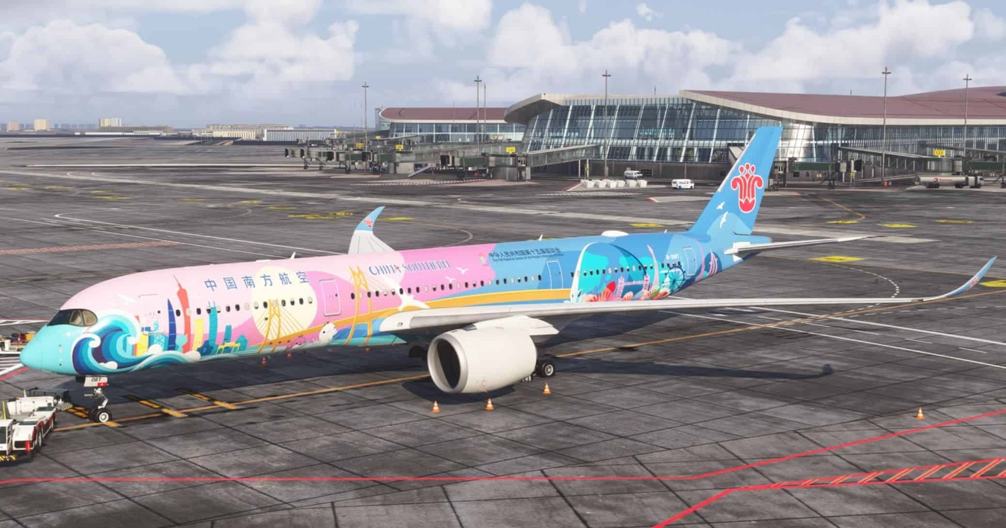 iniBuilds Airbus A350 China Southern B-308T v1.01