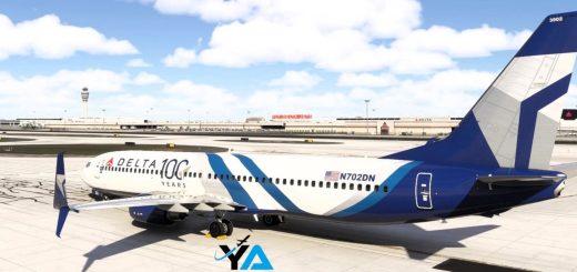 Delta Airlines 100th Anniversary B739ER v1.75
