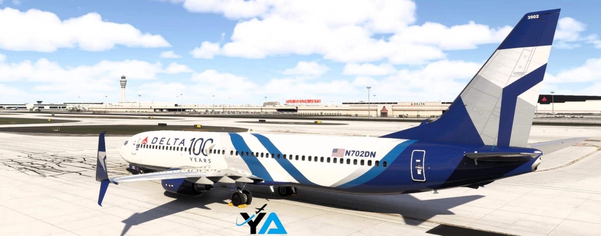 Delta Airlines 100th Anniversary B739ER v1.75