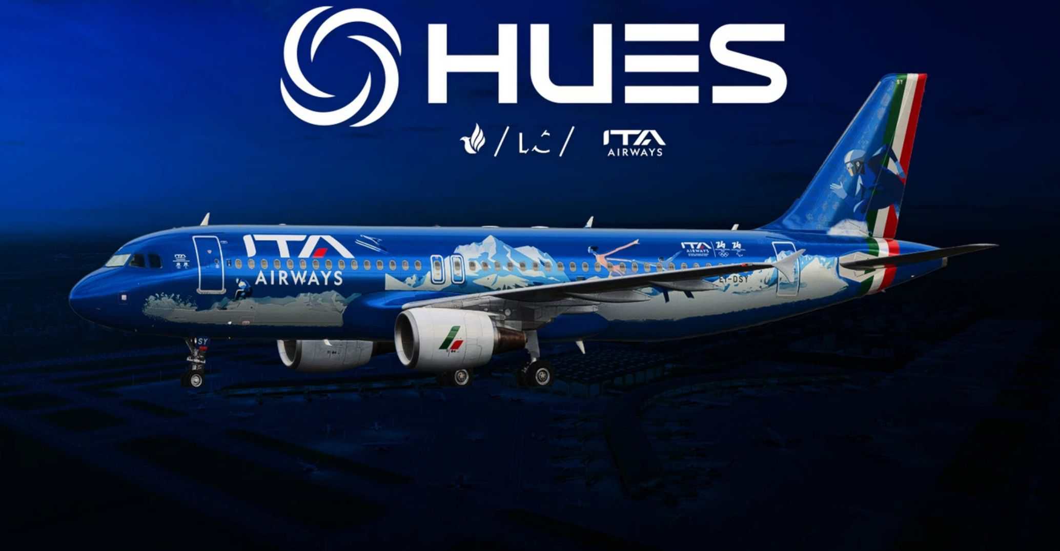 EI-DSY | Ita Airways “Winter Olympics” | Fenix A320 | 8K w/3D Cabin v1.0