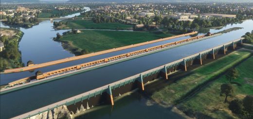 Wasserstraßenkreuz Minden (handcrafted bridges and terrain fixes) v0.5