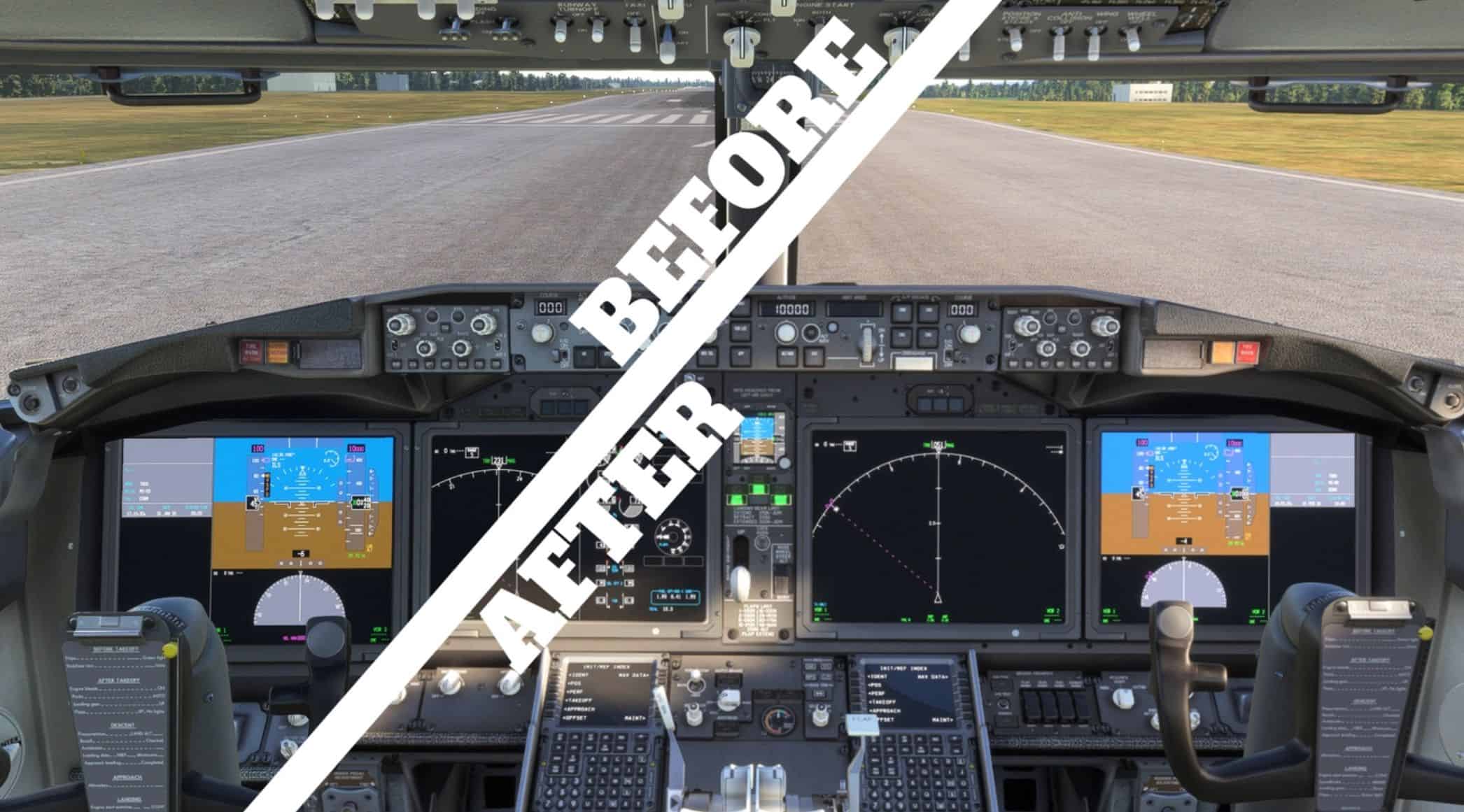 iFly 737 MAX 8 Darker/Realistic Cockpit Enhancement! v1.1