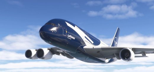 FlyByWire A380 – Lufthansa 100 Year Anniversary D-AIMH (4K) v1.0.10