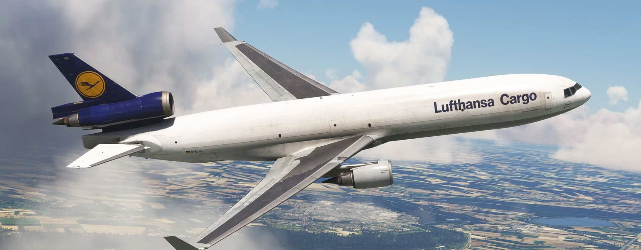 MD-11 Lufthansa Cargo D-ALCL Weathered v1.0