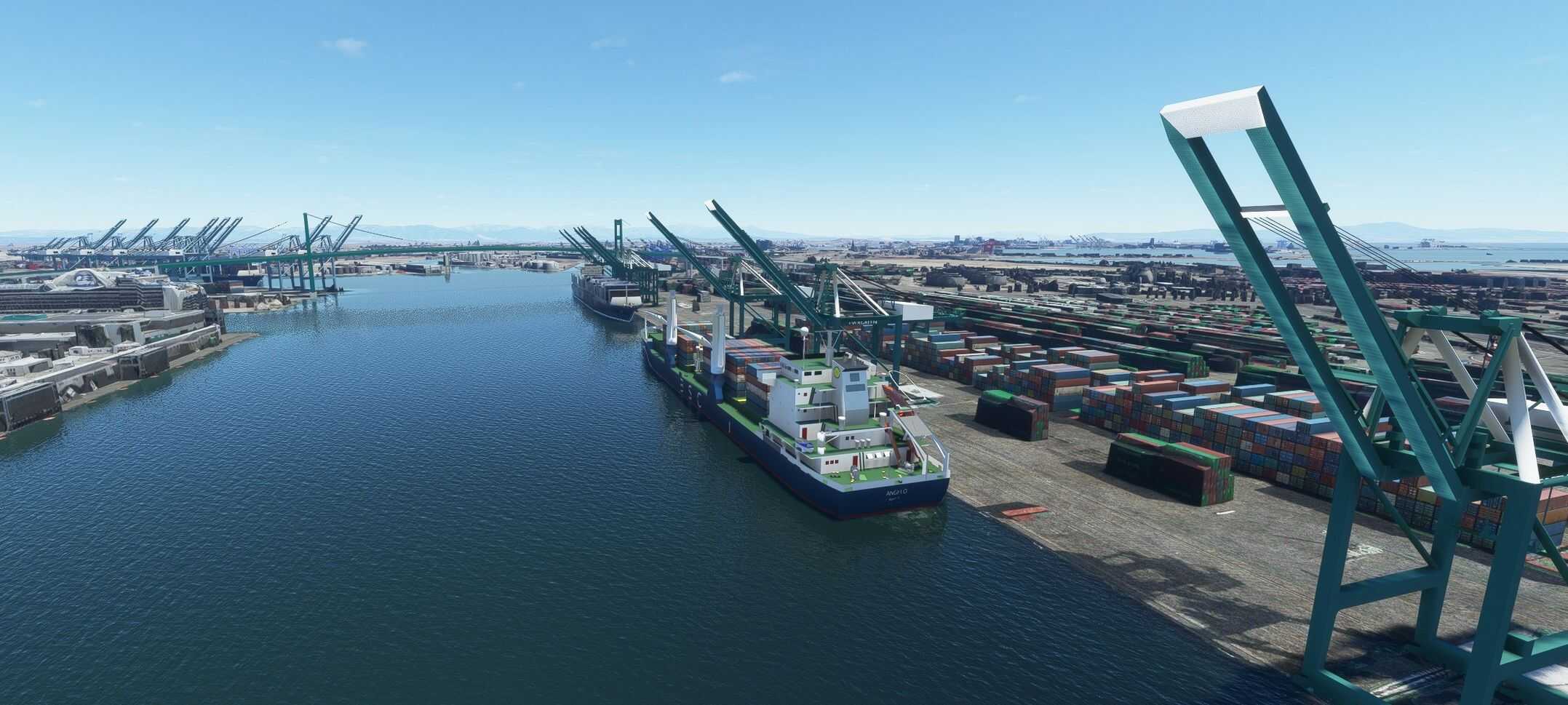 San Pedro Bay Port Facilities, Los Angeles & Long Beach CA USA (V3.0 MSFS2020) / (V1.3 MSFS2024) v1.1