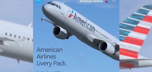 American Airlines Livery Pack Fenix A321 v1.1