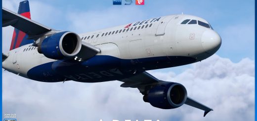 Delta Air Lines Livery Pack Fenix A320 V2 v1.1