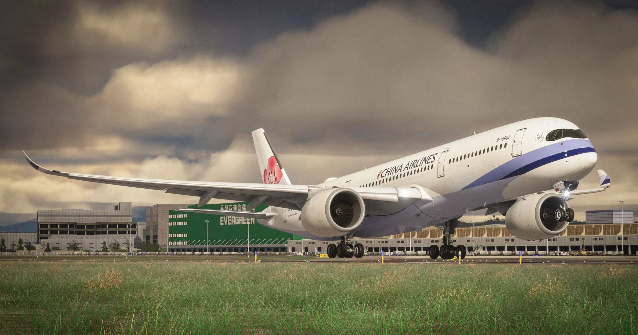 China Airlines Standard Livery Pack inibuilds A350 Airliner v1.4