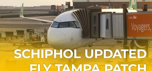 Patch/workaround for Fly Tampa’s Amsterdam Schiphol v2.0.7